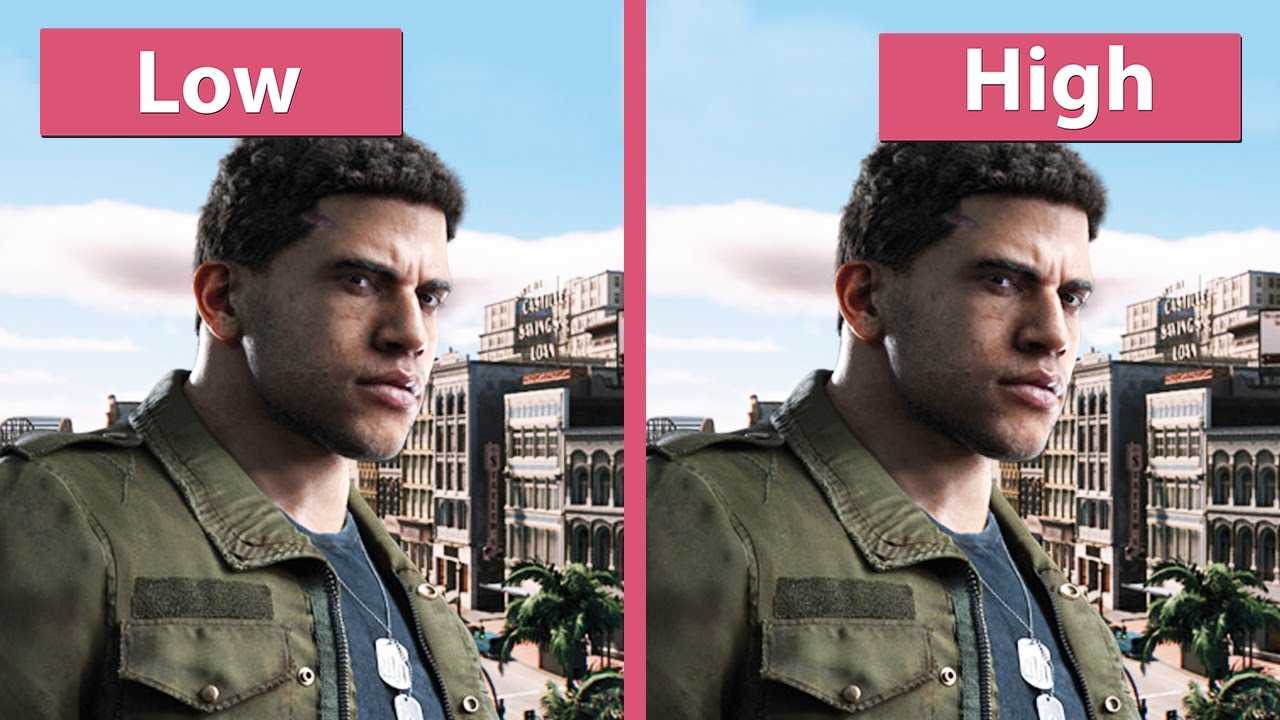 mafia 3 pc low vs high graphics comparison