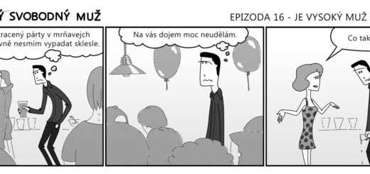 Vysoký muži s velkými ptáky