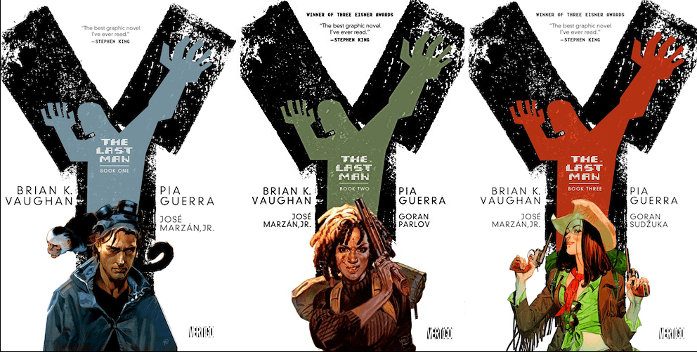 y the last man deluxe edition covers
