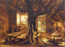 Scénický návrh Josefa Hoffmana pro sál v Die Walküre zahrnuje strom, který je nejméně třikrát vyšší než člověk. Jeho velmi silné kořeny a větve se široce rozprostírají na podlaze, respektive na vrcholu.
